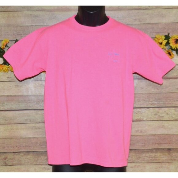 Guy Harvey Boy's Youth Pink XL Tee T-Shirt Shark Graphic Summer Beach - Picture 3 of 8